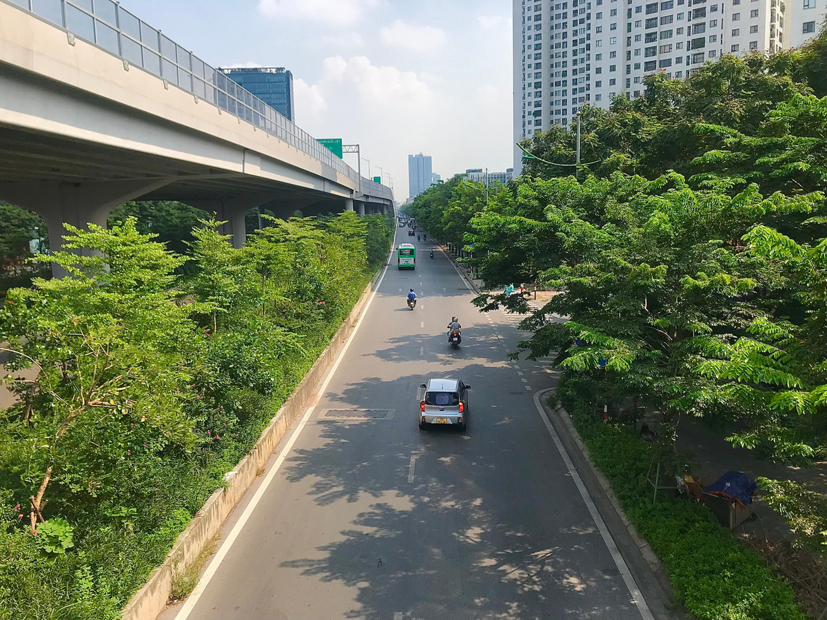 Sau hơn một năm chặt hạ hàng cây xà cừ trăm tuổi, ban quản lý dự án đầu tư xây dựng công trình giao thông Hà Nội đã tiến hành trồng mới hơn 1.500 cây.