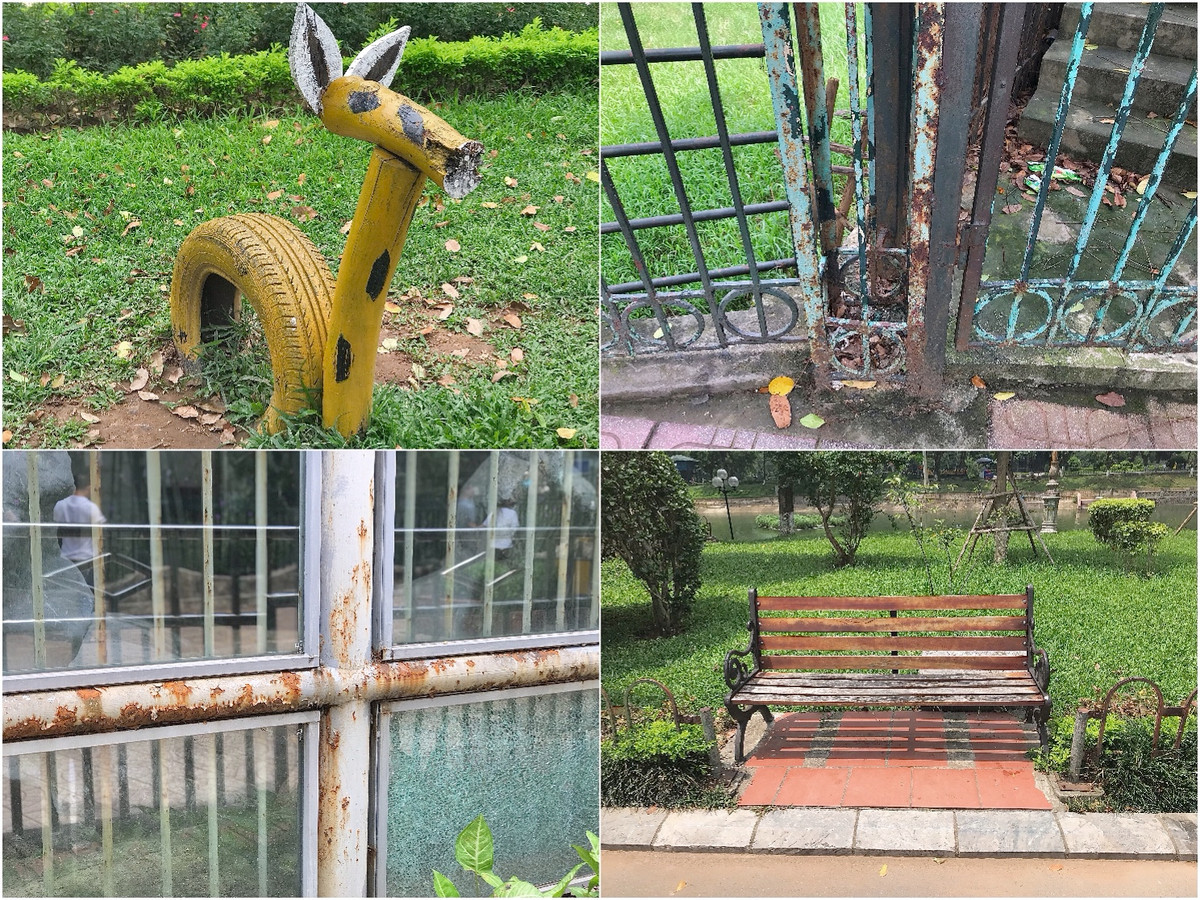 Công viên Thủ Lệ được khánh thành từ năm 1975, đến nay đã hoạt động được 47 năm. Tuy trải qua nhiều lần nâng cấp nhưng tình trạng xuống cấp vẫn chưa được khắc phục triệt để. Hiện tại, nhà chiếu phim bỏ hoang, tường rào bị móp, hoen gỉ...