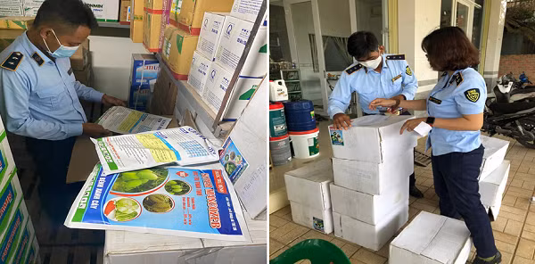  Phát hiện 200 kg thuốc bảo vệ thực vật không được phép sử dụng: Mới đây, Đội Quản lý thị trường số 3 trực thuộc Cục Quản lý thị trường tỉnh Đồng Tháp tiến hành kiểm tra hộ kinh doanh đại lý phân bón, thuốc bảo vệ thực vật Lý Xía, địa chỉ 222 và số 1, Tổ 9, xã Tân Phước, huyện Tân Hồng, tỉnh Đồng Tháp, phát hiện 200kg thuốc bảo vệ thực vật không có tên trong Danh mục thuốc bảo vệ thực vật được phép sử dụng tại Việt Nam. Quản lý thị trường đã tước quyền sử dụng Giấy chứng nhận đủ điều kiện buôn bán thuốc bảo vệ thực vật 2 tháng và buộc tiêu hủy thuốc trên.