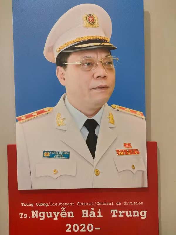 Trung tướng Nguyễn Hải Trung sinh năm 1968. Quê quán: Đình Chu, Lập Thạch, Vĩnh Phúc. Chức vụ: Bí thư Đảng ủy, Giám đốc CATP.