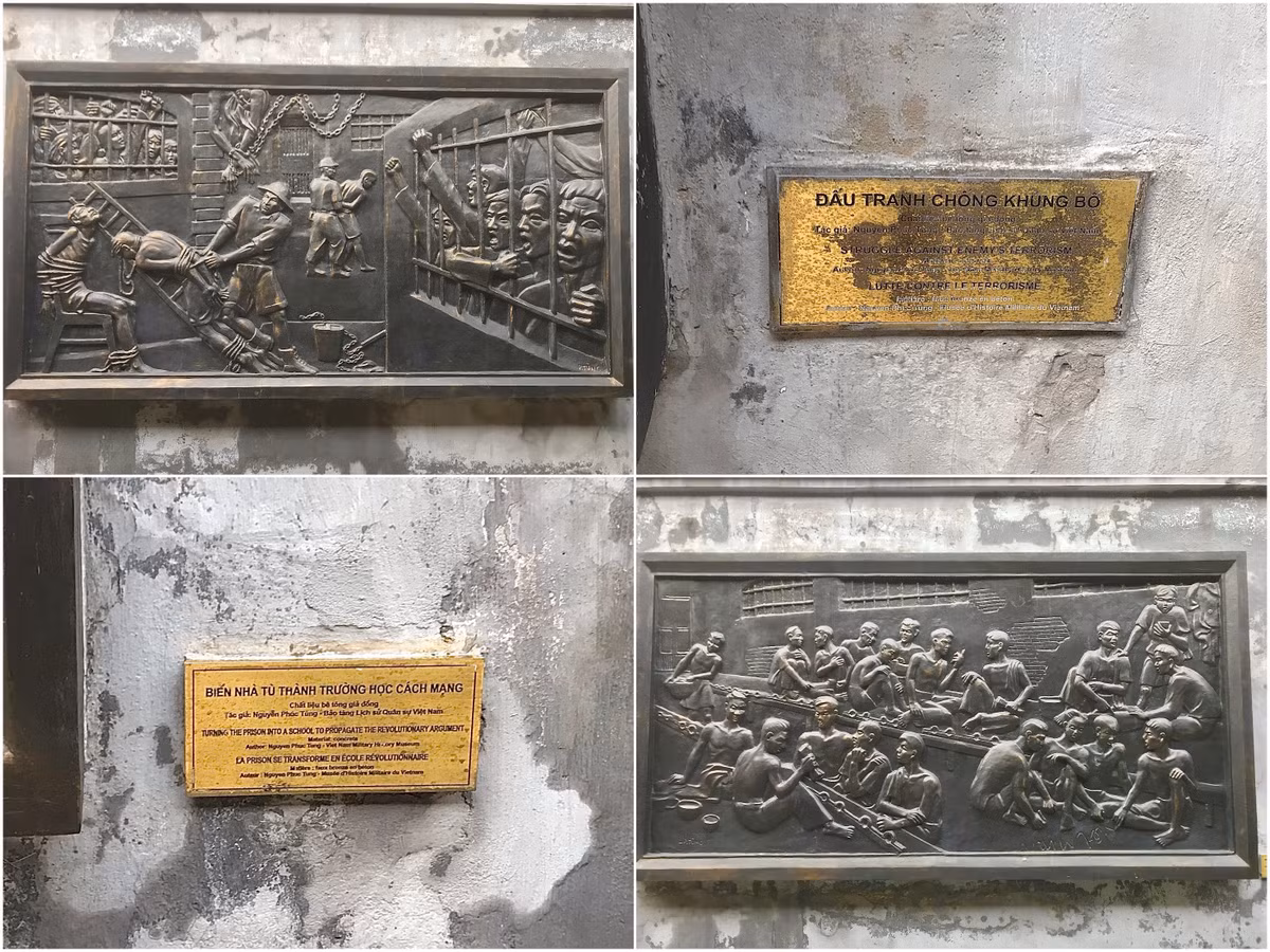 Bạn Hoàng Hằng (22 tuổi, sinh viên năm cuối) cho biết: "Hôm nay bố và em mình từ Quảng Ninh lên chơi, bố mình xưa là bộ đội nên mình muốn dẫn bố qua đây tham quan di tích và giúp em mình tìm hiểu về lịch sử Việt Nam ".