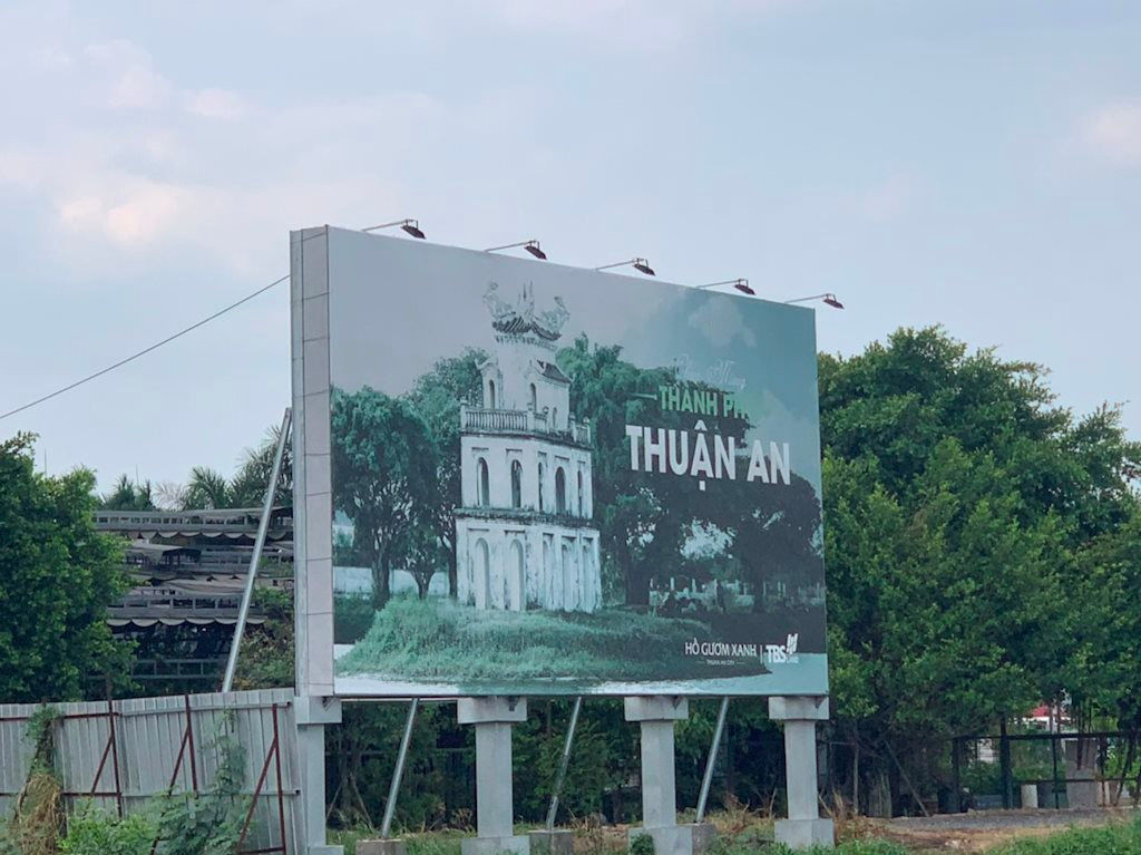 Dự án Hồ Gươm Xanh Thuận An City xây không phép: Ông chủ là ai? Du an Ho Guom Xanh Thuan An City xay khong phep: Ong chu la ai?