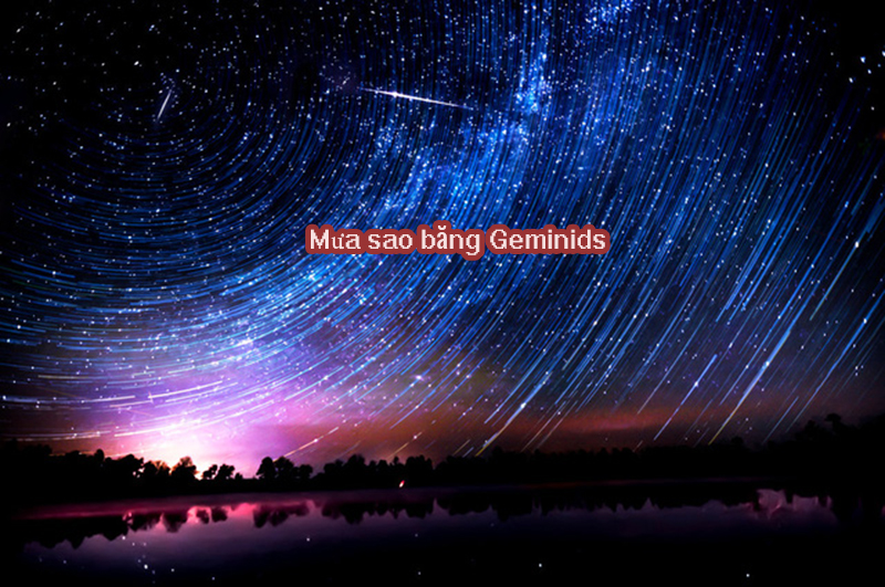 Mưa sao băng Geminid còn được gọi với tên “Vua của mưa sao băng” trong vô số cơn mưa sao băng diễn ra trong vòng 1 năm cũng một trong hai trận mưa sao băng đẹp nhất năm.