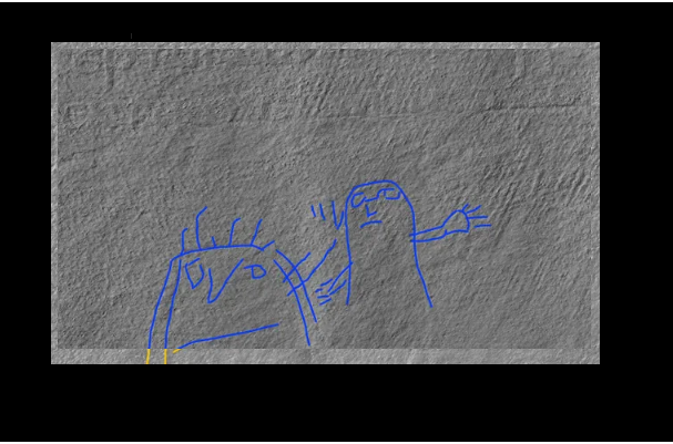 Một trong những Eadburgs này là một viện trưởng ở Kent sống vào thế kỷ thứ 8. Được tiếp cận với các bản thảo, cô có thể chính là Eadburg đã vẽ những bức vẽ nguệch ngoạc đó.