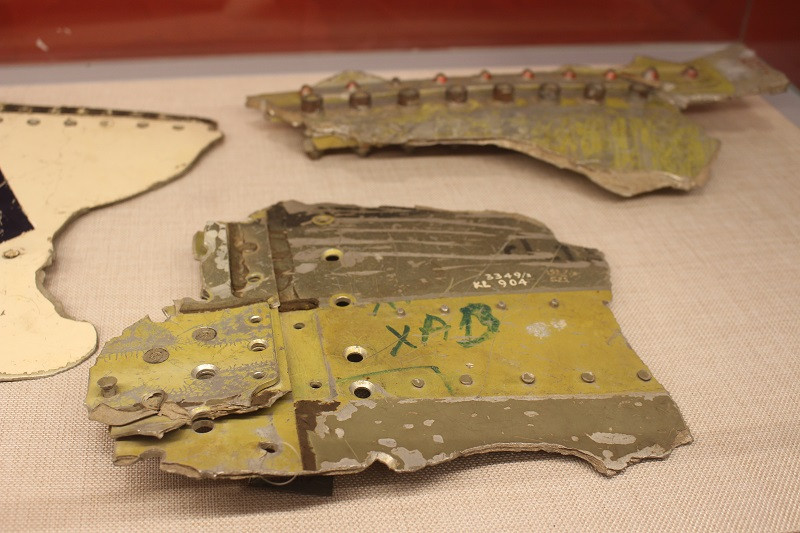 Mảnh xác máy bay bị quân và dân Hà Nội bắn rơi đêm ngày 18, rạng sáng ngày 19/12/1972.