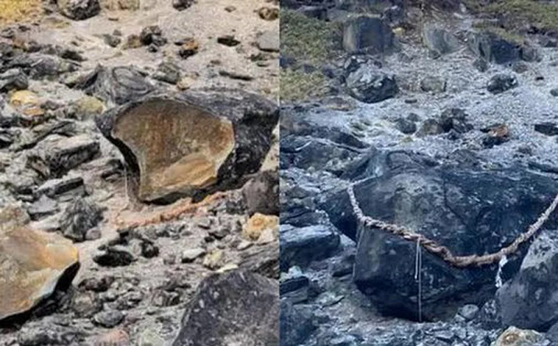 Kỳ lạ là vào ngày 7/3 đầu năm nay, không biết vì lý do gì, hòn đá đã vỡ làm đôi. Những dự đoán về một thế lực đen tối mới xuất hiện đã được đăng tải và lan truyền trên các phương tiện truyền thông xã hội ở Nhật Bản. Nhưng trên thực tế, truyền thông địa phương cho biết các vết nứt đã xuất hiện trên tảng đá vài năm trước, có thể đã cho phép nước mưa thấm vào bên trong và làm suy yếu cấu trúc của nó.