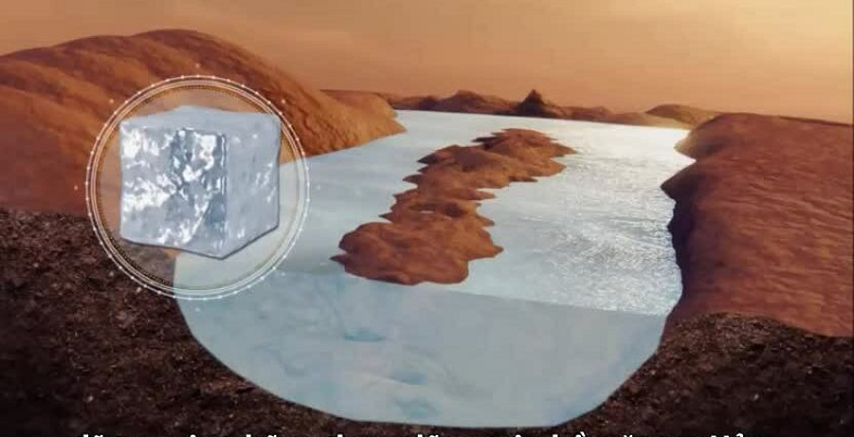 Việc nghiên cứu sông băng trực tiếp bằng các robot và tàu quỹ đạo đang thám hiểm hành tinh đỏ là rất khó khăn. Nhưng tiến sĩ Meng tìm ra một phương án khác.