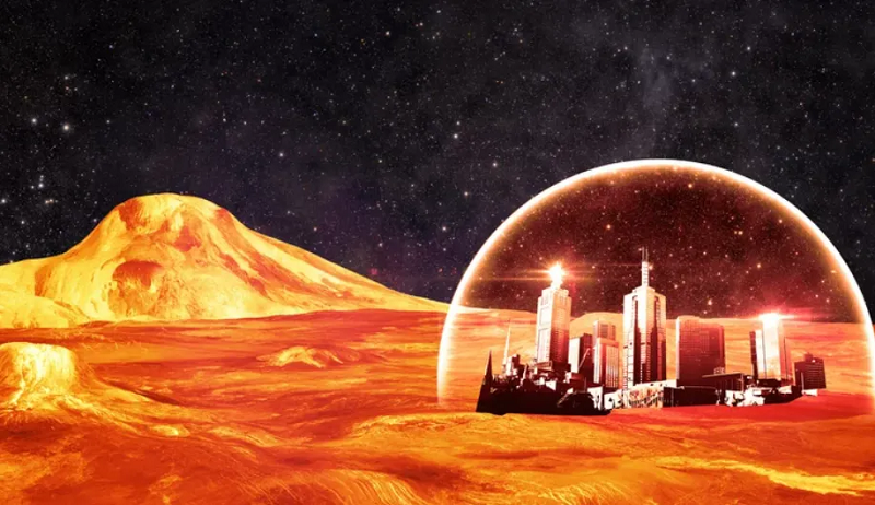 Đồng thời, lực hấp dẫn của sao Hỏa gấp đôi so với mặt trăng, đối với một tàu vũ trụ có cùng khối lượng, để cất cánh trên bề mặt sao Hỏa, lực đẩy cần thiết sẽ tăng lên nhiều lần. Không khí trên bề mặt sao Hỏa rất loãng, nó sẽ mang lại lực cản rất lớn cho hoạt động của tàu vũ trụ.