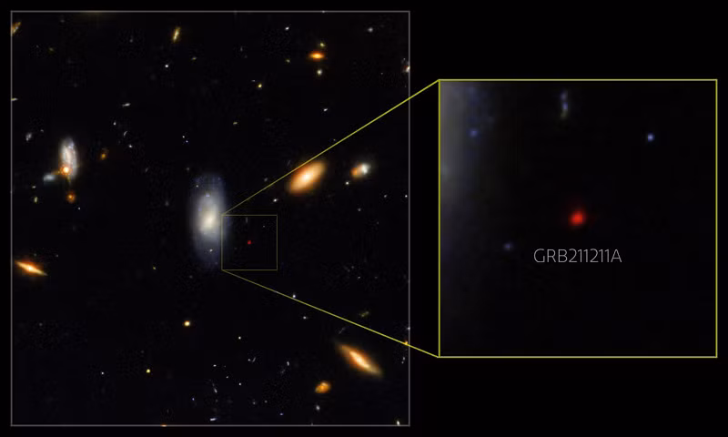 Nhưng GRB 50 giây họ quan sát - mang tên GRB 211211A - không phải siêu tân tinh mà là một vụ va chạm sao neutron hoàn toàn khác biệt, chưa từng thấy trong vũ trụ, theo Tiến sĩ Chris Fryer, nhà vật lý thiên văn tại Phòng thí nghiệm Quốc gia Los Alamos.