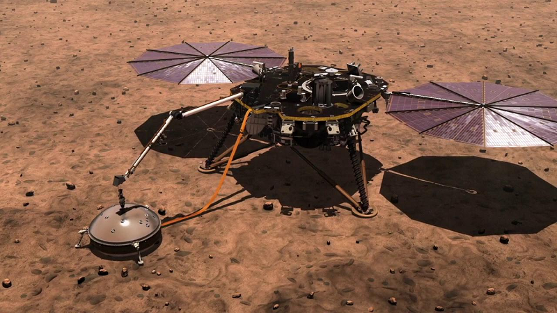InSight là trong 3 chiến binh khai phá Sao Hỏa đang vận hành của NASA bên cạnh Curiosity và Perseverance. Tuy nhiên, khác với 2 robot kia, tàu đổ bộ InSight hoạt động như một trạm nghiên cứu. Nó ở cố định tại một niềm nằm ở vùng ranh giới giữa cao nguyên núi lửa phía Nam và vùng đất thấp bằng phẳng ở phía Bắc Sao Hỏa.