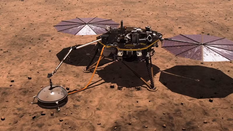 InSight là trong 3 chiến binh khai phá Sao Hỏa đang vận hành của NASA bên cạnh Curiosity và Perseverance. Tuy nhiên, khác với 2 robot kia, tàu đổ bộ InSight hoạt động như một trạm nghiên cứu. Nó ở cố định tại một niềm nằm ở vùng ranh giới giữa cao nguyên núi lửa phía Nam và vùng đất thấp bằng phẳng ở phía Bắc Sao Hỏa.