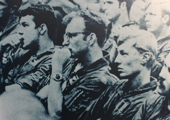 Bộ chỉ huy chiến dịch Lainebek 2 của Mỹ trên đảo Guam họp bàn kế hoạch ném bom Hà Nội, 12/1972.