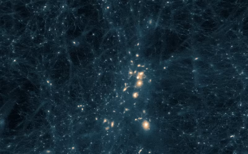 Thành phần của vật chất tối chưa hiểu được, nhưng có thể bao gồm những hạt sơ cấp mới nghĩ đến, như là WIMP, axion, và neutrino thường và nặng; các thiên thể như là sao lùn trắng và hành tinh (được gọi chung là MACHO, massive compact halo object); và đám khí không phát ra ánh sáng.