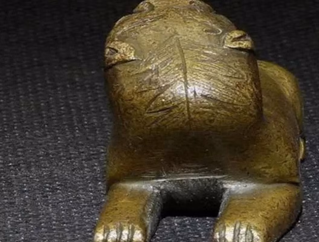 Để kiểm tra "con quái vật" có phải cổ vật quý hiếm không, người đàn ông mang nó đến nhờ chuyên gia thẩm định.