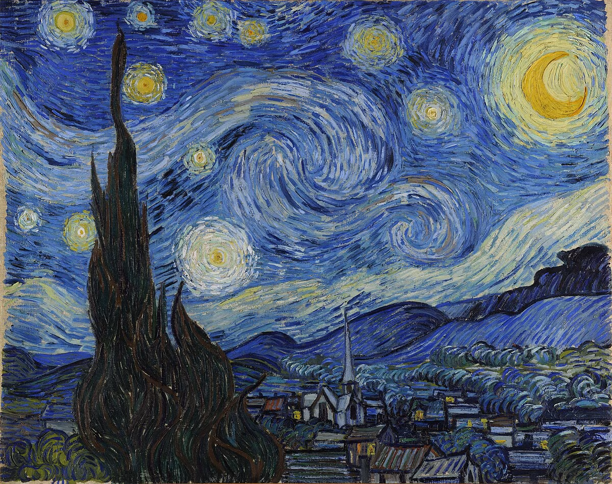 Cũng trong năm 1889, danh họa Vincent van Gogh hoàn thành một trong những kiệt tác hội họa để đời có tên gọi "Đêm đầy sao".