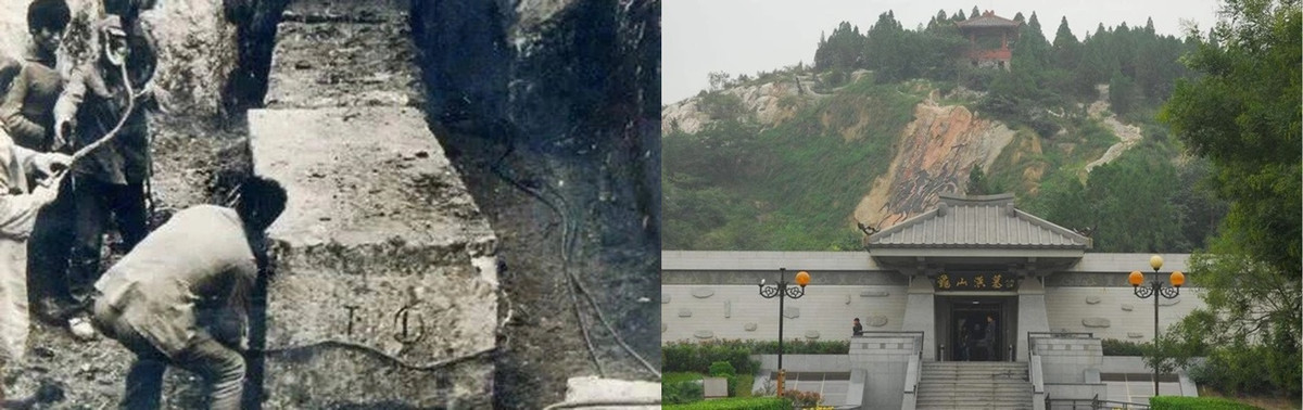 Vào tháng 2/1982, trong lúc khai thác đá, người dân tình cờ phát hiện lăng mộ của Sở Nguyên Vương ở Từ Châu, Trung Quốc. Sau đó, họ nhanh chóng thông báo cho giới chức trách và các chuyên gia khảo cổ.