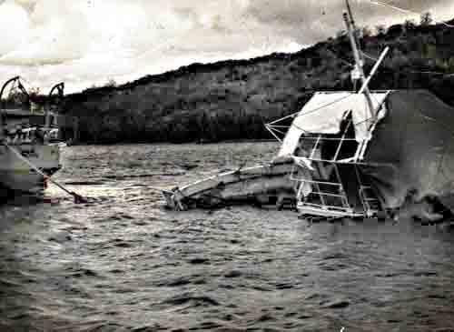 5 tuần sau khi khởi hành, tàu Joyita được phát hiện trong tình trạng lật nghiêng, 4 tấn hàng cùng toàn bộ người trên tàu đều biến mất.