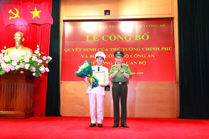 Năm 2020, ông được bổ nhiệm giữ chức Thứ trưởng Bộ công an. (Ảnh: Bộ trưởng Tô Lâm đã trao Quyết định về việc bổ nhiệm đồng chí Trần Quốc Tỏ, Ủy viên Trung ương Đảng, Bí thư Tỉnh ủy Thái Nguyên giữ chức vụ Thứ trưởng Bộ Công an. Nguồn: Anninhthudo)