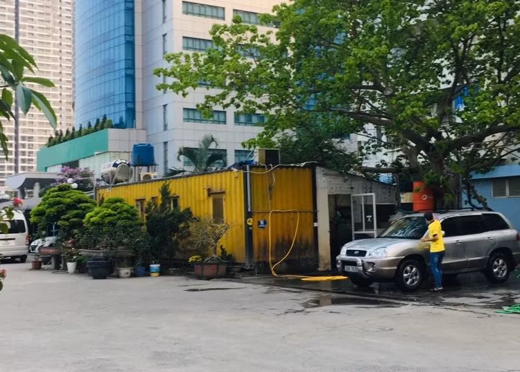 Cong ty Beepro bi to “bo roi” 106 cay co thu cua Ha Noi: Tru so chi la thung container-Hinh-3