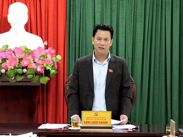 Ngày 22/5, Bí thư Tỉnh ủy Hà Giang Đặng Quốc Khánh đã được Quốc hội phê chuẩn bổ nhiệm Bộ trưởng Bộ TN&amp;MT nhiệm kỳ 2021-2026.