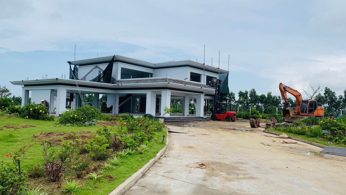 Hai Duong: Thao do biet thu hang ty dong tren dat nong nghiep