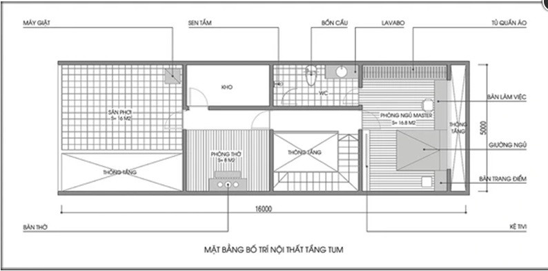 Nha ong 1 tang co dien tich 80m² thiet ke sao cho thoang mat?-Hinh-2