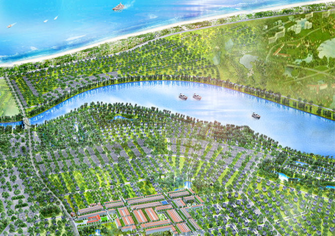 Phối cảnh khu đô thị Mỹ Gia.