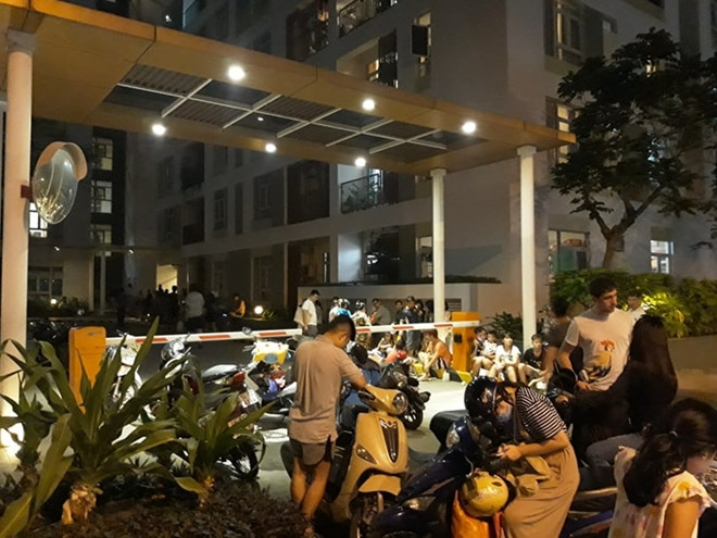 Theo Chủ tịch UBND phường Bình Trưng Đông, nhận định nguyên nhân vụ cháy có khả năng do chập điện cháy tấm nệm tại 1 căn hộ. Nguồn ảnh: CAND