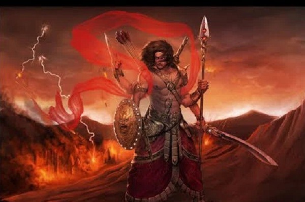 Lịch sử Trung Quốc có ghi chép chi tiết về câu chuyện của Cộng Công – một vị thần nước 5.000 năm về trước, trong cuộc chiến giành lấy ngôi vương ông ta đã để thua thần lửa Chúc Dung. Cộng Công quá tức giận đã xô đổ các ngọn núi cao, kết quả là long trời lở đất, lũ lụt khắp nơi. chắc chắn có thể đã diễn ra một thiên tai mang tính toàn cầu, sóng thần cao 650 feet (200m) và mưa dữ dội.