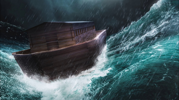 Thế rồi, cơn hồng thủy bất ngờ xuất hiện, mưa liên tục suốt 40 ngày đêm và nước dâng lên liên tục trong 157 ngày, nước ngập tràn trái đất, ngập lên cả những đỉnh núi cao chót vót. Tất cả mọi sinh vật trên Trái Đất đều bị hủy diệt. Và những điều này không hẳn chỉ có trong truyền thuyết khi các cuộc khai quật ở khu vực nền văn minh Lưỡng Hà đã phát hiện nhiều dấu vết như lớp bùn trầm tích hay các hóa thạch liên quan đến Đại hồng thủy.