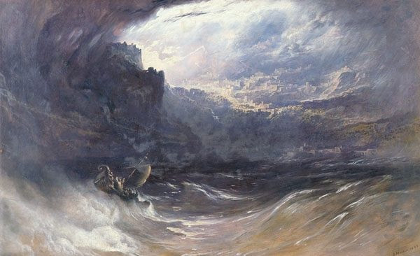 Có một thời, loài người đã từng phát triển văn minh rực rỡ, nhưng nhân cách của họ tha hóa, đạo đức của họ suy đồi, trái tim họ trở nên ích kỷ và độc ác với những mưu tính xấu xa. Kiên nhẫn chờ đợi sự thay đổi tốt lên từ loài người trong vô vọng, Thần đã quyết định hủy diệt những con người độc ác, tha hóa biến chất ấy bằng một trận hồng thủy nhằm xóa sổ địa cầu.