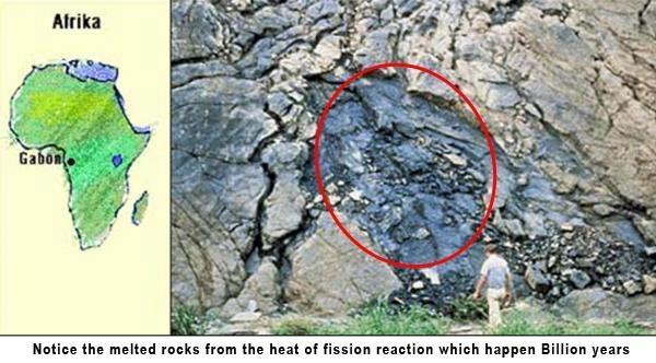 Tuy nhiên, sự thật thì lò phản ứng đã xuất hiện từ 2 tỷ năm trước và vẫn tiếp tục phản ứng sau hàng trăm ngàn năm tiếp theo. Vào năm 1972, một công nhân tại nhà máy chế biến nhiên liệu lò phản ứng đã quan sát thấy một điều gì đó kỳ lạ trong một cuộc phân tích thông thường về uranium được chiết xuất từ khu mỏ Oklo tại châu Phi.