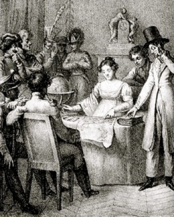 Trong suốt cuộc đời mình, Marie Anne Lenormand đã “gieo quẻ” cho rất nhiều người nổi tiếng. Đầu tiên là ba nhà lãnh đạo nổi tiểng của Pháp thời kỳ hậu quân chủ, Robespierre, Marat và St-Just.