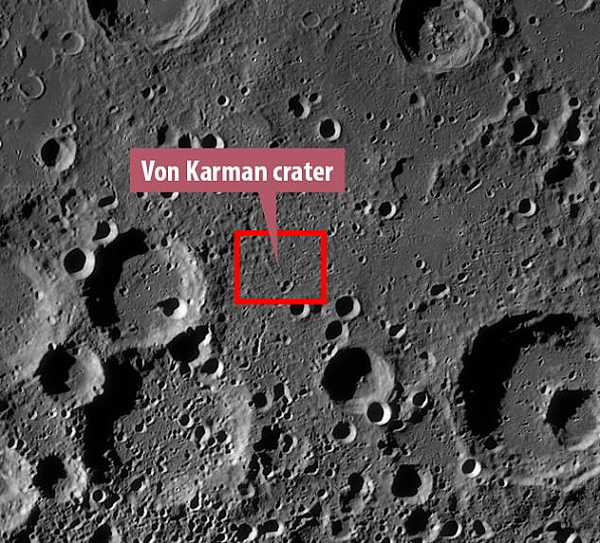 Điều đáng ngạc nhiên hơn là trong miệng núi lửa này, tàu thám hiểm Thường Nga 4 đã tìm thấy một số thông tin thiên văn mà trước đây chúng ta chưa chứng minh được. Bên dưới miệng núi lửa Von Kármán là một mỏ kim loại khổng lồ tồn tại ở độ sâu lên tới 290 km. Khối lượng của mỏ kim loại này lên tới 22 triệu tấn. Mặt trăng không phải là hành tinh quá lớn, tại sao nó lại có trữ lượng kim loại lớn như vậy?