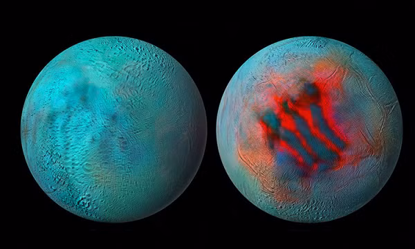 Titan giống với Trái Đất ở thời sơ khai về các quy luật hoạt động vật chất, nhưng lại khác biệt về thành phần. Đặc biệt, trên Titan không có nước lỏng mà chỉ có nước đóng băng.