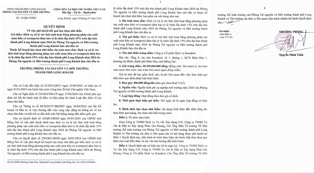 Dong Nai: Cong ty Sonadezi “mot minh mot ngua” trung nhieu goi thau-Hinh-2