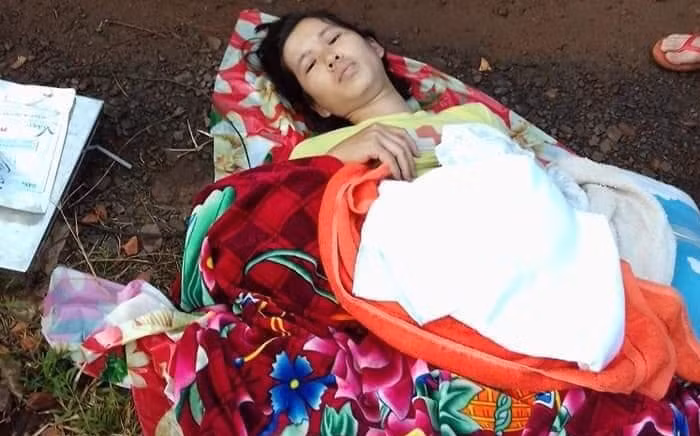 San phu bi duoi xuong duong vi tai xe so xui xeo: Tai xe noi gi?