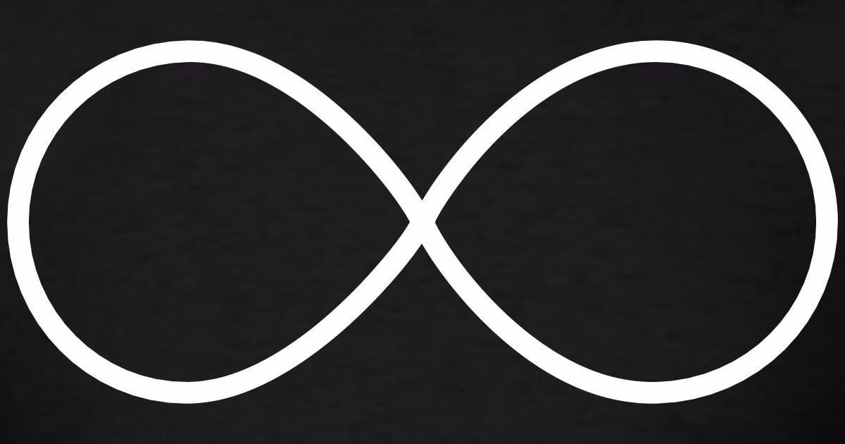 Một số người cho rằng, biểu tượng vô cực bắt nguồn từ chữ omega (ω) trong tiếng Hy Lạp.