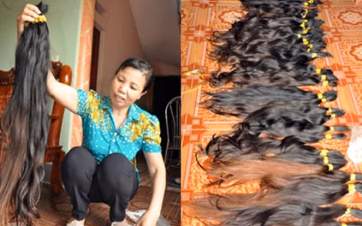 Nhờ nghề buôn tóc mà người dân xã Hồng Đà (huyện Tam Nông, Phú Thọ) được người ta biết đến với cái tên "làng tỷ phú", hàng trăm ngôi biệt thự mọc lên.