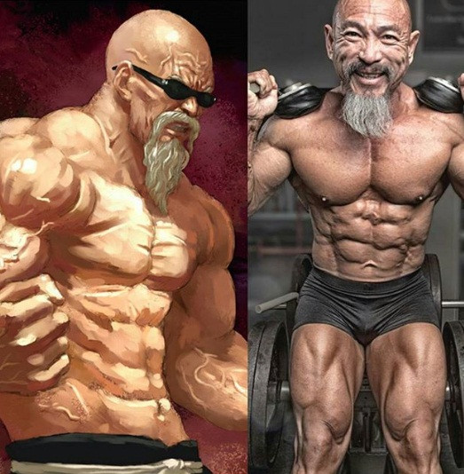 Trong ảnh là ông Lý Nhơn với hình ảnh quy lão Kame rất nổi tiếng, được nhiều người yêu thích.