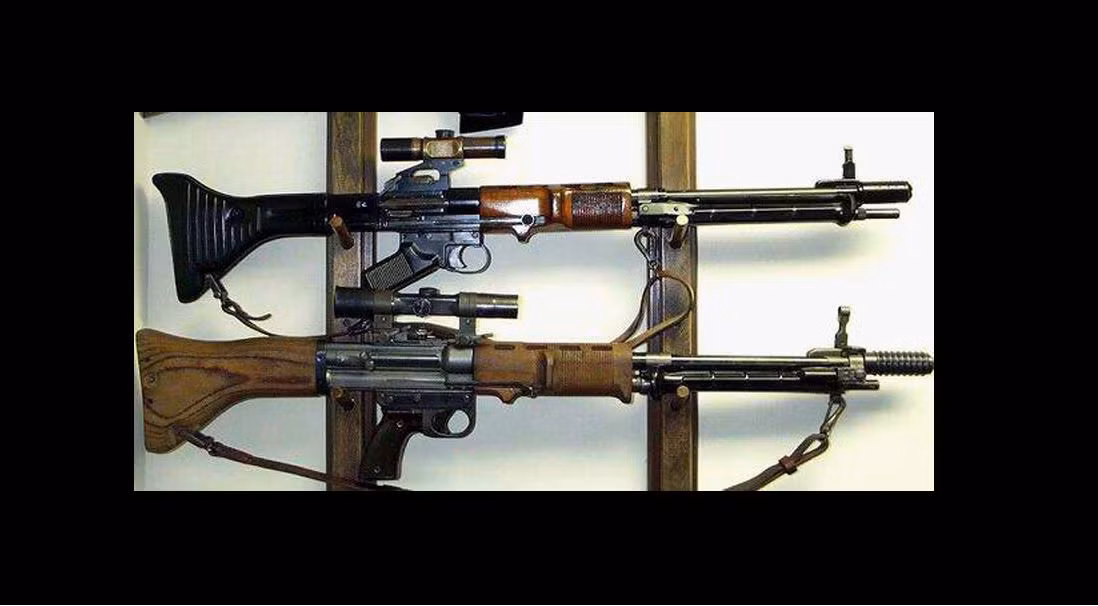 Được thiết kế trong khoảng thời gian từ năm 1941 cho tới năm 1942, khẩu súng trường tự động mang tên FG 42 hay còn có tên gọi đầy đủ khác là Fallschirmjägergewehr 42 được Đức quốc xã sử dụng tới hết cuộc chiến. Nguồn ảnh: Wiki.