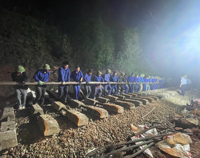 Thông tuyến đường sắt Bắc-Nam đoạn qua Hà Tĩnh - Hình 2 Thong tuyen duong sat Bac-Nam doan qua Ha Tinh-Hinh-2