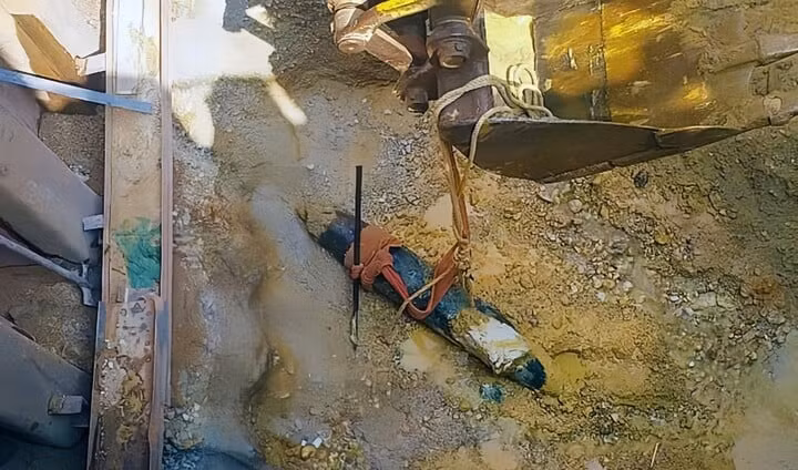 Huy no bom khung nang hon 200kg o Ha Tinh