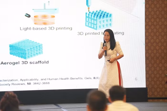 PGS.TS Le Thi Kim Phung: Che tao vat lieu aerogel sieu nhe tu... nhung thu bo di-Hinh-2