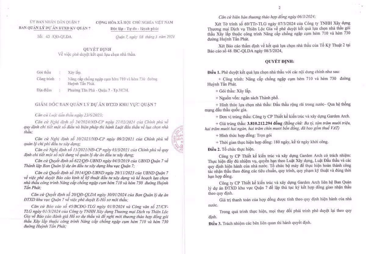 TP.HCM: Xay dung Garden Arch nha thau “bach phat bach trung” tai Quan 7