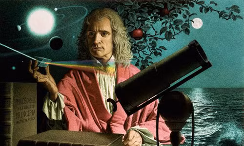  Nhà bác học Isaac Newton nổi tiếng thế giới với giai thoại quả táo rơi. Theo đó, khi ngồi ở dưới gốc cây táo, nhìn mặt trời lặn, trăng đã tỏa sáng và các vì sao đã thắp sáng trên bầu trời, bỗng nhiên một quả táo rơi xuống đất, nhà bác học trẻ trẻ tuổi này bất giác lóe lên câu hỏi: tại sao quả táo rơi và mặt trăng không rơi, trong khi cả hai đều chịu sức hút? Tuy nhiên, trên thực tế, lúc đó Newton đang ngồi trong nhà nhìn ra ngoài cửa sổ thì nhìn thấy táo rơi. Sau 16 năm nghiên cứu và chứng minh, Isaac Newton công bố định luật vạn vật hấp dẫn.