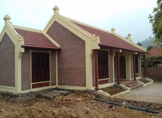 1 căn biệt thự đã được đưa vào sử dụng.