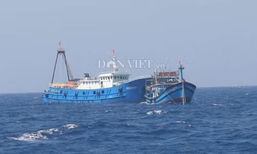Tàu sắt Trung Quốc đâm tàu cá Việt Nam trên vùng biển Hoàng Sa (ảnh minh họa). Ảnh: Đình Thiên.