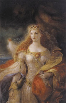 Eleanor của Aquitaine (1122? – 1204) là một trong những phụ nữ có ảnh hưởng lớn nhất đến tiến trình lịch sử. Sau khi cha qua đời, Eleanor chính thức kế vị và thừa hưởng tài sản của cả gia đình khi mới 15 tuổi với tước hiệu Nữ công tước xứ Aquitaine và Bá tước của Poitiers.