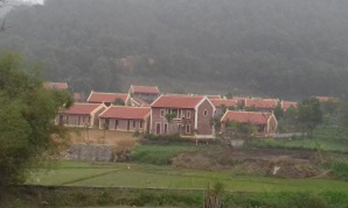 Khu biệt thự mang tên Điền Viên Thôn được xây dựng không phép.